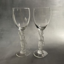 Duo de verre à pied cristal