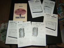 catalogue prospectus pied selle poele rechaud radiateur cuisiniere de 1953