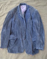 Veste en velours noir Travail Campagne Paysan Ouvrier Habit