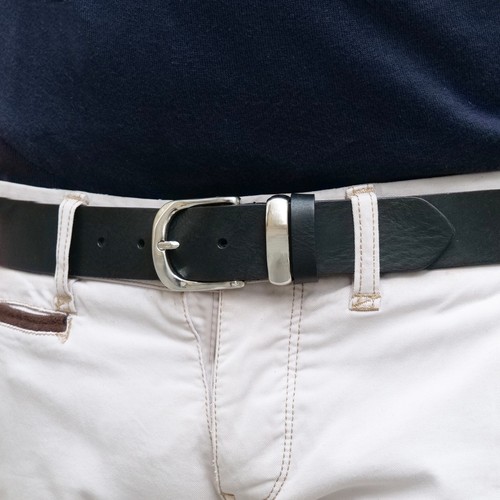 Homme ceinture cuir pleine - ceinture, en