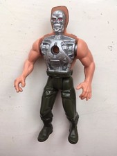 1991 Kenner 14cm Terminator 2 Bataille Endommagé Action Figurine Carolco T2