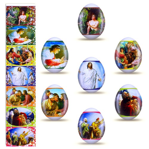 Biblique deco oeufs - -,