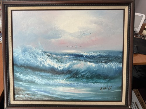 Gailey vintage painting - h,