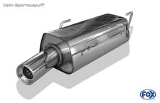 FOX Échappement Sport Peugeot 206 S16 Berline Cabrio De 99 1x90mm Rond Avec ABS