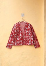 Veste Imprimée Florale Rouge