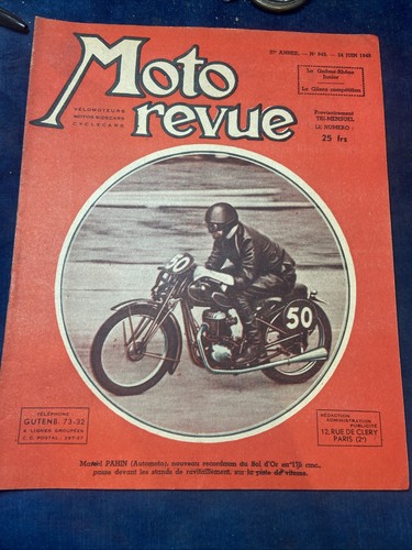 Moto revue 37é année n - moto,