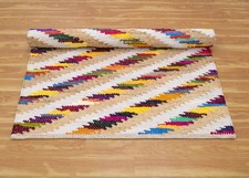 Indien Main Tissé Tapis Jute