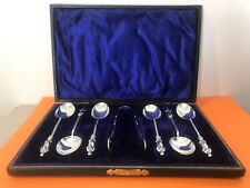 LOT DE 6 CUILLÈRES ET PINCES