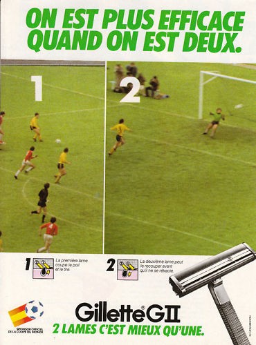 Publicité ancienne lames - , de