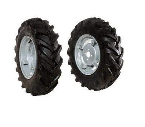 Paire roues gommées 80 - roues,