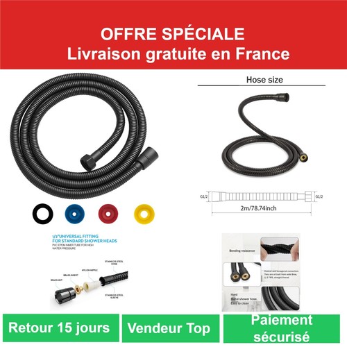 Flexible douche acier - flexible,