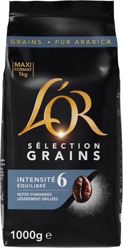 Café en grains - l'or,