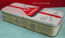 ANCIENNE BOITE PUBLICITAIRE " O CEDAR N°13 " EN TOLE / ANNEES 60