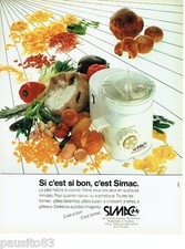 PUBLICITE ADVERTISING 056  1983    Simac   machine a pain pates