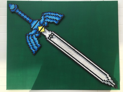 Pixel art perles a repasser - a,