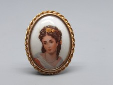 BROCHE ANCIENNE EN LIMOGES