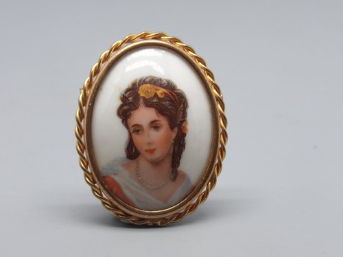 Broche ancienne limoges - broche, en