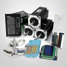 3 Axes Pro CNC Kit Nema34 Moteur Pas-à-pas 60V PSU Pour Router/Mill/Plasma