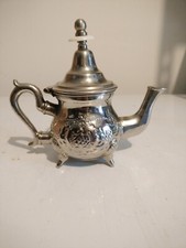 Théière Marocaine vintage métal argenté (Marque Déposé) Théière Koutbia