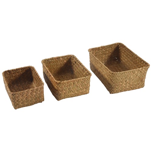 Panier rangement jonc - panier, en