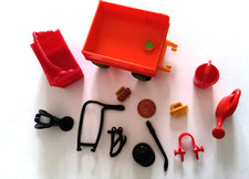 accessoires pour ferme, Chevaux, chariot, seau, arrosoir, brosse etc PLAYMOBIL