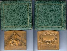 Médaille de table - Compagnie générale électricité Germaine Bacour d=70x63,5 mm