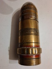 Ancien briquet de poilu 14/18 en forme d'obus