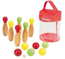 Jeu de 6 quilles bowling 18 cm