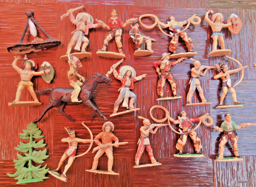 Lot figurines cow - cow, indien