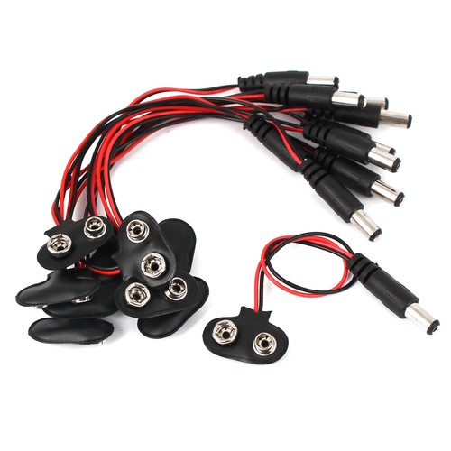 10pcs câble - 9v, dc