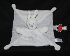 🐰Doudou plat lapin blanc