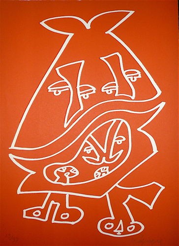 Charles lapicque lithographie - lapicque,