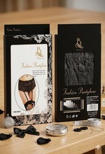 Porte-Jartelles Dentelle Noir