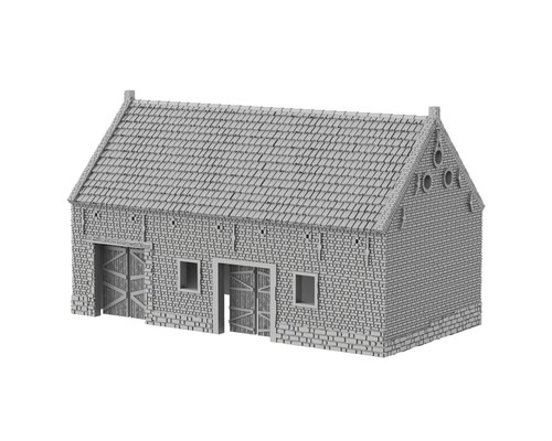 Hougoumont northbarn 3d - hougoumont,