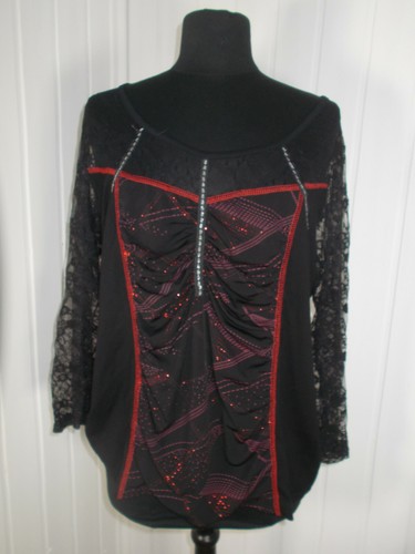 Tes shirt noir paillettes