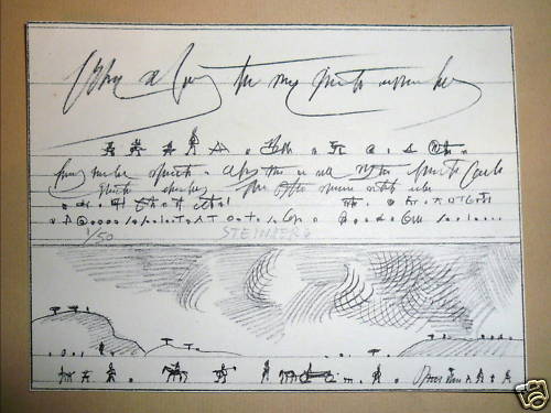 Steinberg saul lithographie - steinberg,