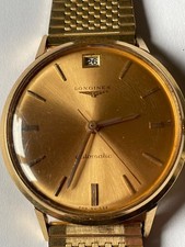 montre automatique vintage or