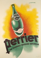 Poster affiche perrier - poster,