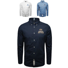 La Martina MAC601 Hommes Chemise Klamotte Robe Business Costume Décontractée