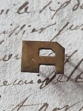 Monogramme Lettres en Laiton A Vintage Déco Shabby Chic Fond de Bijoutier