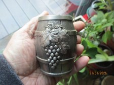 Ancien Tonneau étain sans son