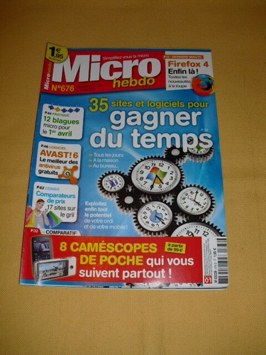 Micro hebdo 676 avril 2011 - micro,