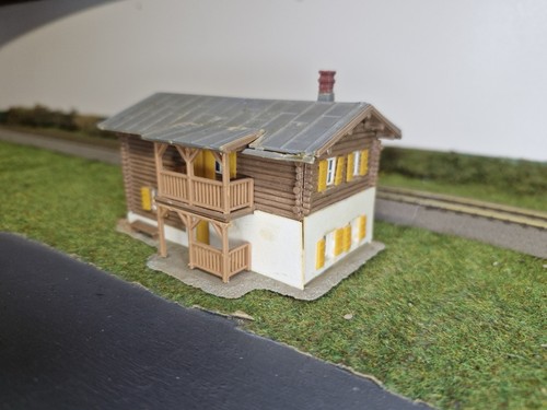 Maquette immeuble montagne - maquette, de