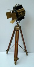 Spot design lampadaire marin projecteur avec trépied en bois cadeau