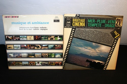 Bruitage cinema lot 2 lp - bruitage,
