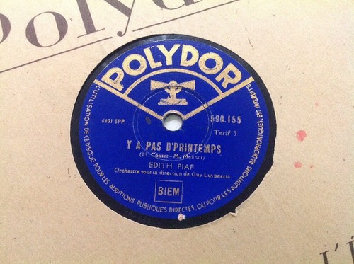 Rpm edith piaf a pas - piaf,