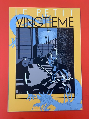 Herge serigraphie tintin - tintin, le