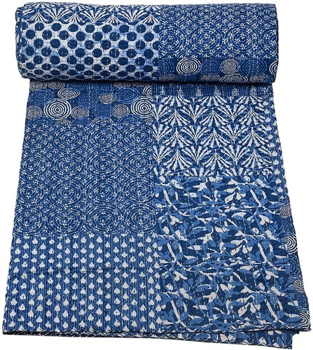 Couette kantha couleur - kantha,