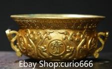 Old Dynasty Bronze Gilt Dragon