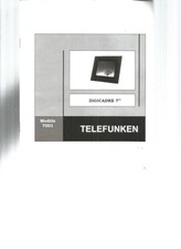 CATALOGUE TELEFUNKEN - MODELE 7001 - DIGICADRE 7"